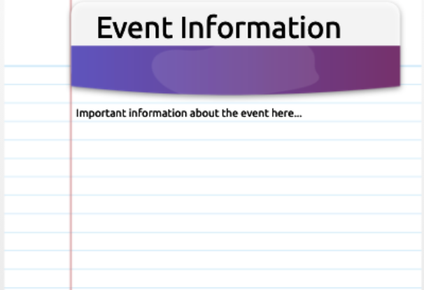 Event Planning